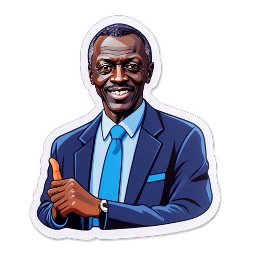 Sticker wa Motisha wa Dr. Kizza Besigye