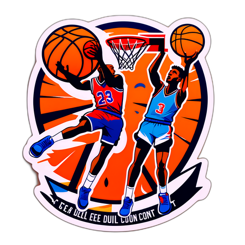 三分球比賽主題貼紙