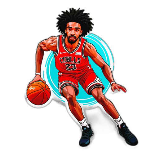 Coby White Basketball Action Shot