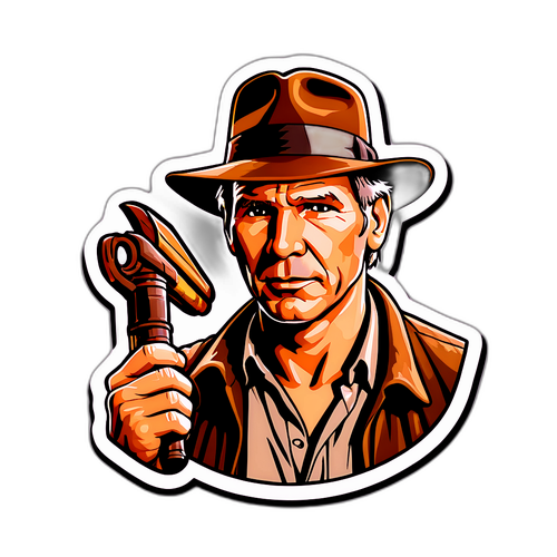 Abenteuer-Aufkleber von Harrison Ford