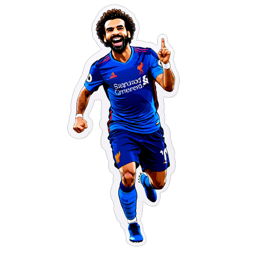 Enerjik Mohamed Salah Sticker