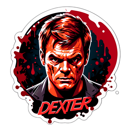 Adesivo Enigmatico di Dexter