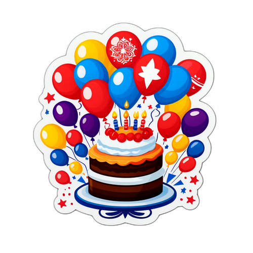 4 Eylül Kutlaması Sticker'ı