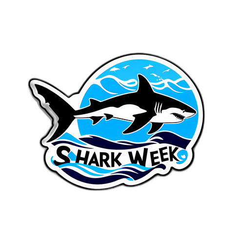 Bold Shark Week Sticker