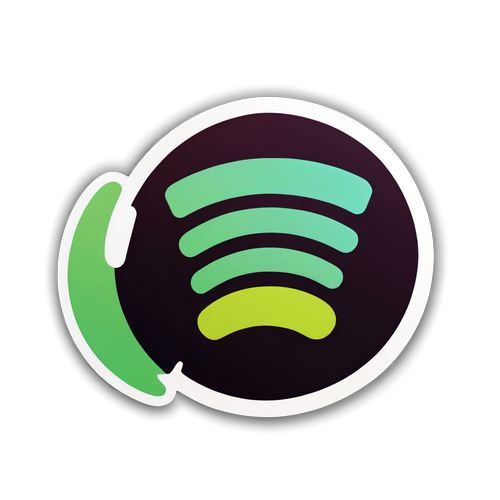 Diseño de un sticker con el logo de Spotify Wrapped 2024