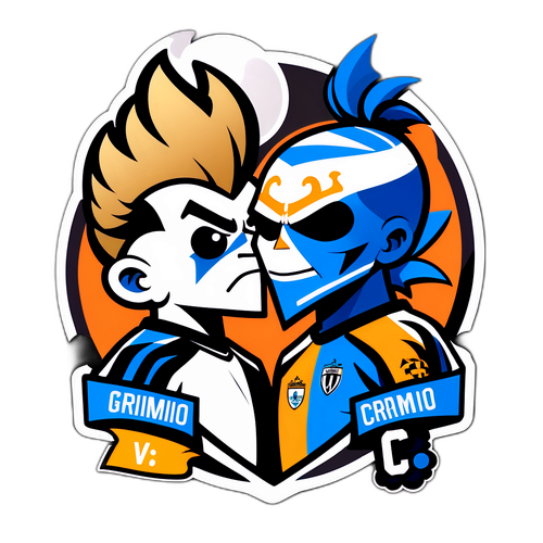 Stiker Rivalitas Corinthians vs Grêmio