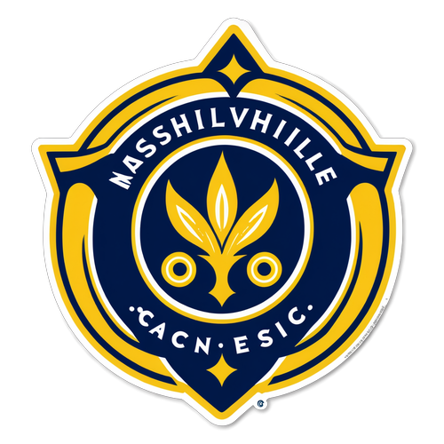 สร้างสติ๊กเกอร์ที่มีโลโก้ของ Nashville SC