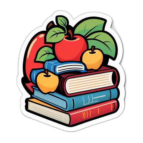 Nálepka věnovaná zesnulému učiteli