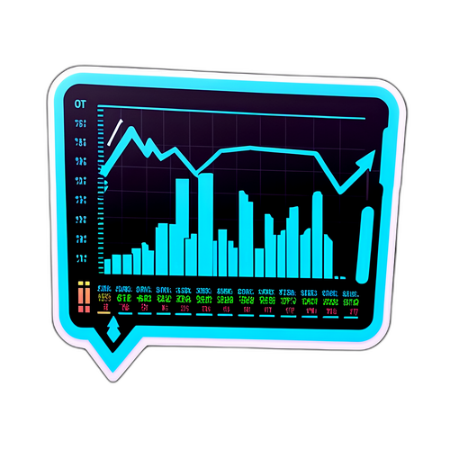 科技主題的NASDAQ綜合指數貼紙