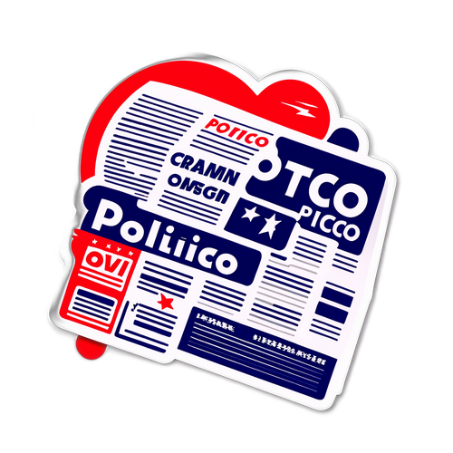 Autocollant en l'honneur de Politico