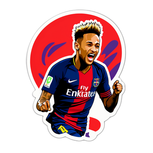 Neymar'ın İkonik Kutlama Hareketi Stickerı