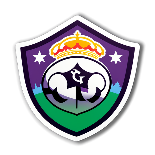 Nálepka zápasu Valladolid a Real Madrid