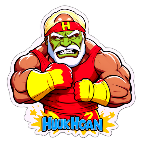 Hulk Hogan ystävällisenä sarjakuvahahmona