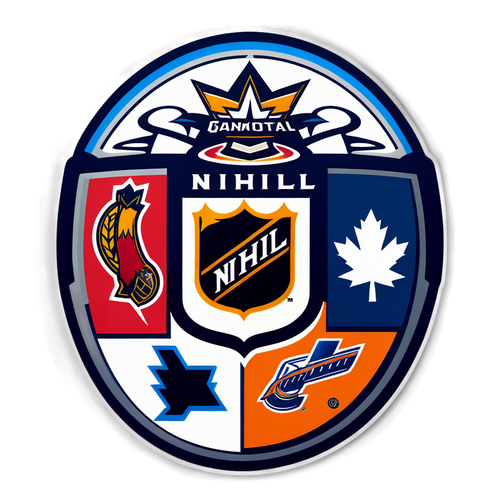 NHL Teams Celebration Sticker