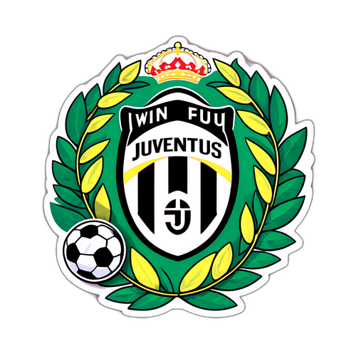 जुवेंटस एफसी का उर्जावान स्टिकर