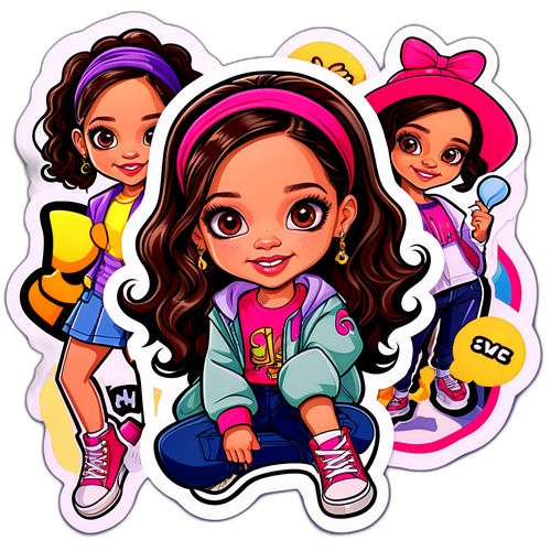 Jenna Ortega – Kartonowe Naklejki