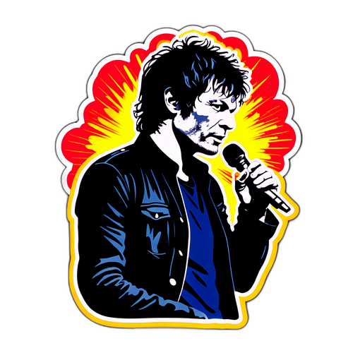 Autocollant artistique de Bertrand Cantat