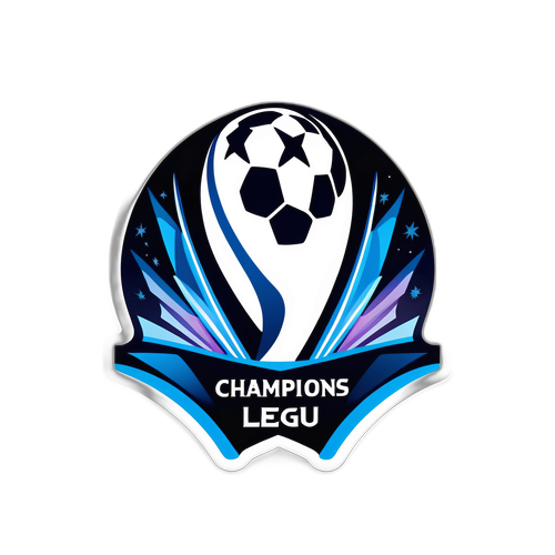 Φανταστική εικόνα του Champions League σε έναν κ dazzling κόσμο ποδοσφαίρου