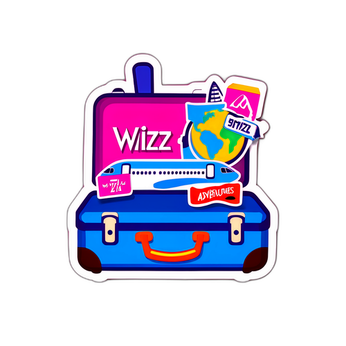 מדבקת טיולים של Wizz Air