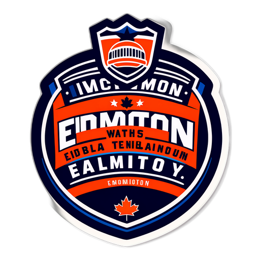 Эмблема хоккейной команды «Эдмонтон»