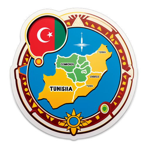 Découvrez la Magie des Cultures: Une Carte Étonnante de la Tunisie aux Comores!