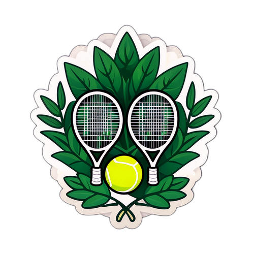 Pelekat Bertema Wimbledon