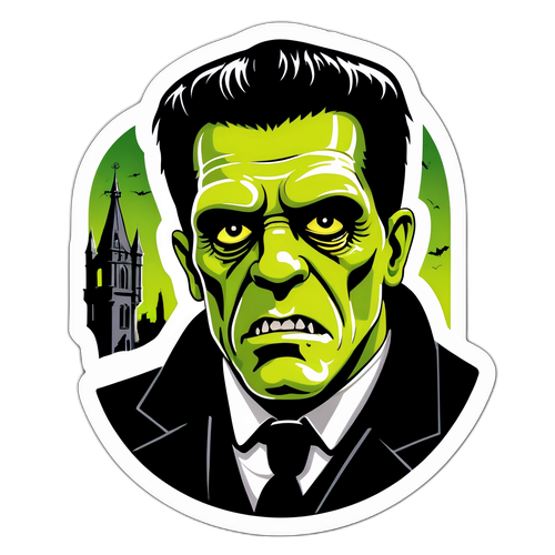 Stiker Bertema Filem Klasik dengan Unsur Gothic