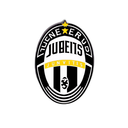 Hình ảnh logo của Juventus với màu đen và trắng tinh tế tạo cảm giác sang trọng