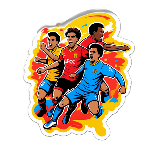 Wachezaji wa Lens FC Katika Mapambano ya Kihistoria