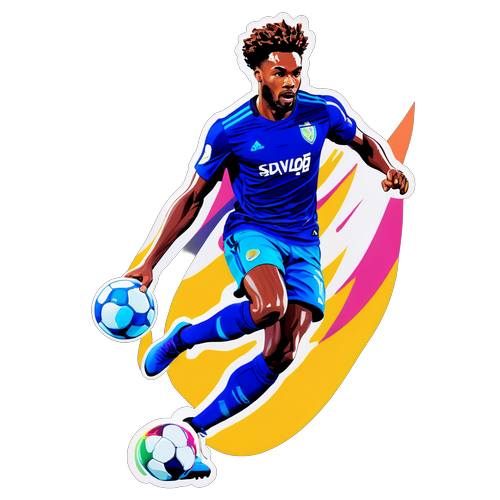 Sticker Bersemangat Bryan Mbeumo Menyusup Kevin Pertahanan