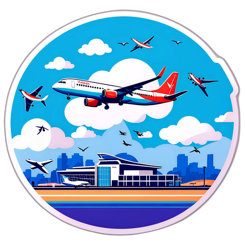 En illustration av Vanda Flygplats