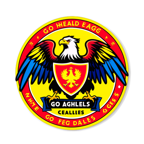 Motivationsaufkleber 'Go Ahead Eagles'