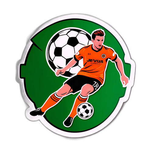 Action-geladene Darstellung von Dundee United gegen Rapid Wien