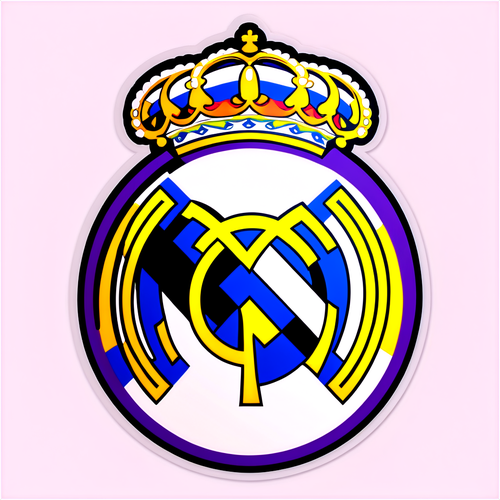 Autocollant pour le match Valladolid – Real Madrid