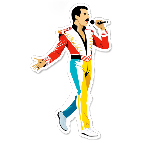 Freddie Mercury: Legenden, Der Tæmmede Scenen - En Farverig Kunstnerisk Hyldest