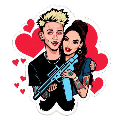 Kesukaan Cinta: Petikan Romantis MGK dan Megan Fox Penuh Nota Muzik!