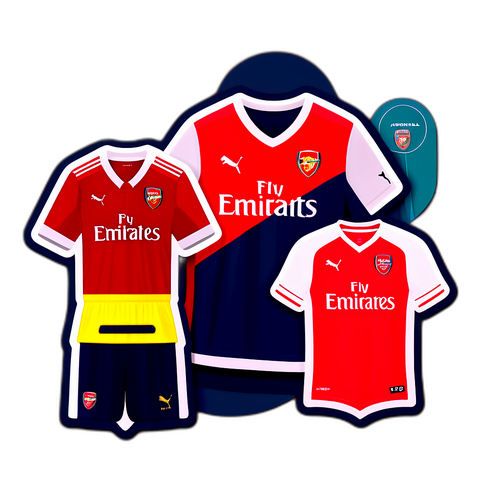 Arsenal Futbol Takımı Tarihini Yansıtan Formalar