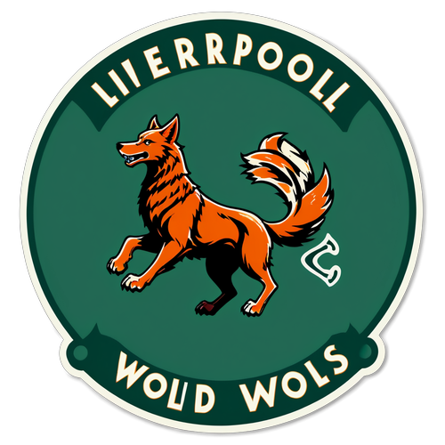 Stiker Vintage Liverpool vs Wolves