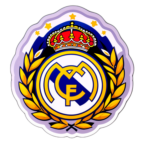Adhesiv Elegant cu Logo-ul Real Madrid
