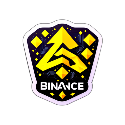 Sticker z logo Binance