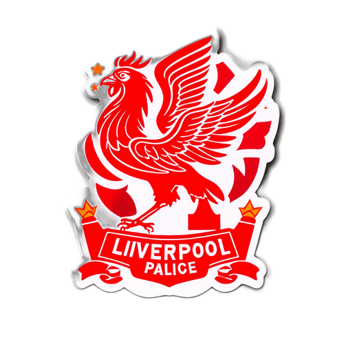 리버풀의 승리 기쁨 스티커