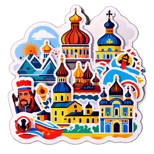 Ілюстрації, що зображують моменти з історії Полтави