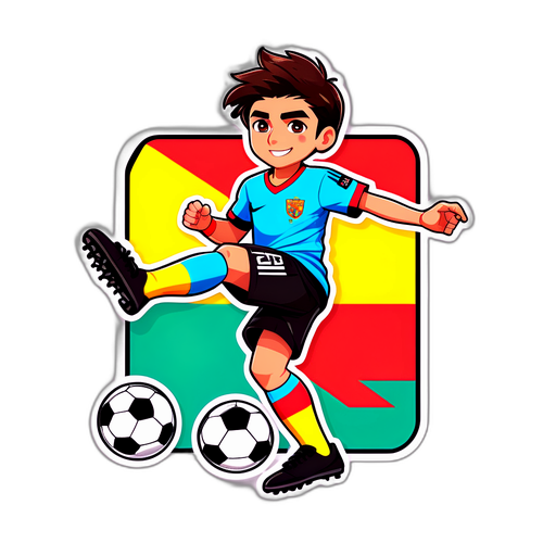 Adesivo Cartoonesco di Nikita Perotti