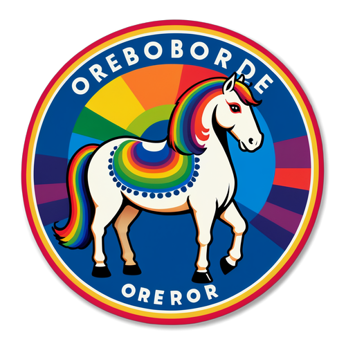 Örebro Pride Vintage Klistremerke