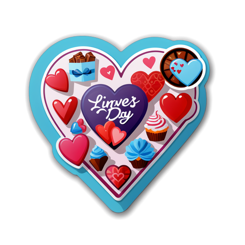 Amore in Minimale: Scopri il Sticker Perfetto per il Singles Day 2024!