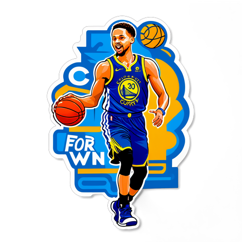 Unbelievable! Steph Curry's Iconic Shot Captured on a Stunning Sticker – 'Curry for the Win!' – Will Leave You Inspired!