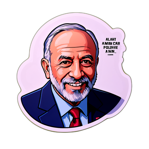 מדבקה פוליטית של חיים רמון