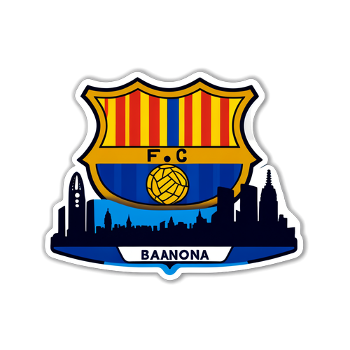 Älä Jätä Väliin: Barcelonan Kaupungin Taivaanranta ja Espanyol Logo Yhdistyvät Kivasti!