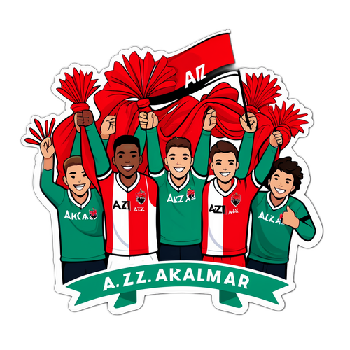 Wapenzi wa AZ Alkmaar Wakisherehekea