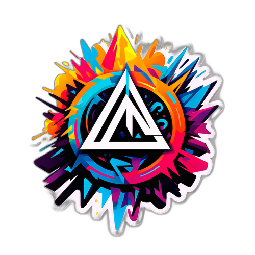 Linkin Park logó absztrakt dizájnnal